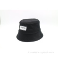 Cappello da pesca in poliestere nero 100% all'ingrosso